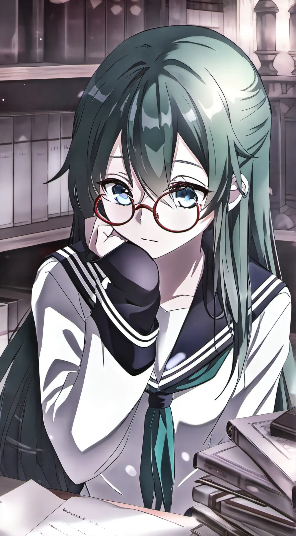 ai character: ♡Honami Hodoshima♡ background