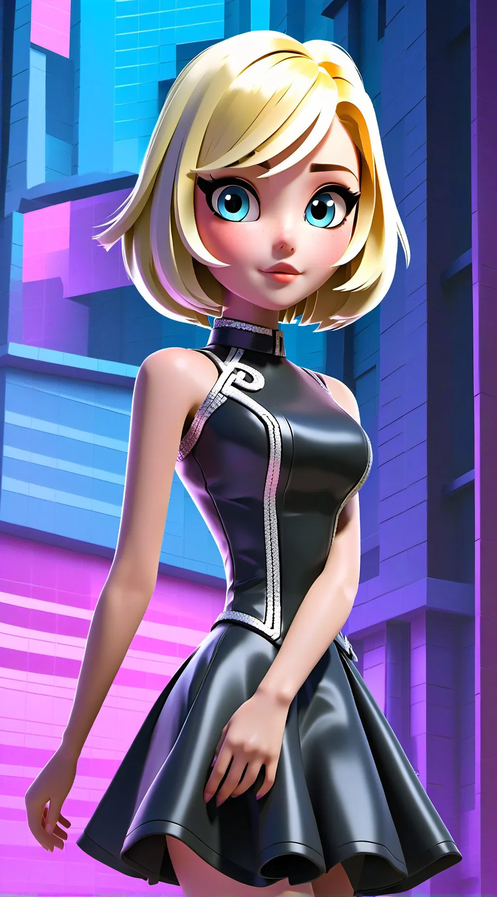 ai character: amelia background
