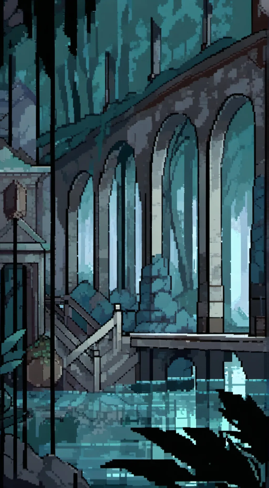 ai character: KNY Rainy Day🌧💧 background