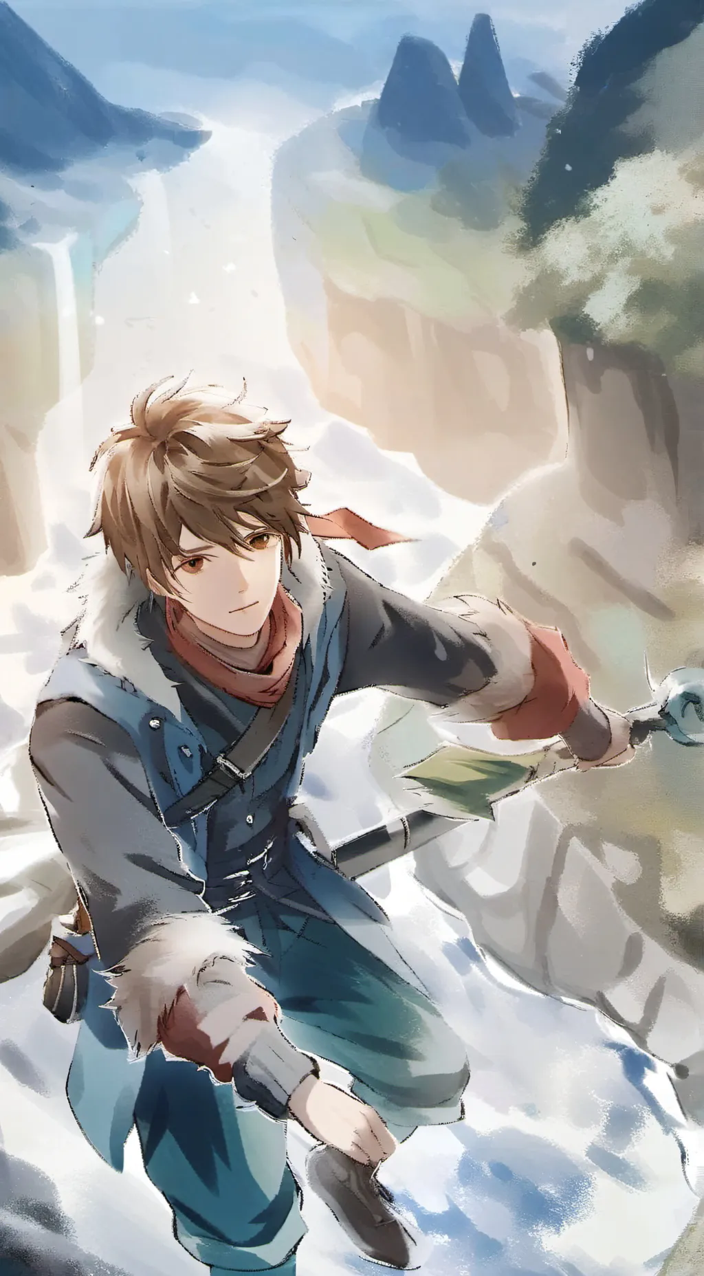 ai character: mark background