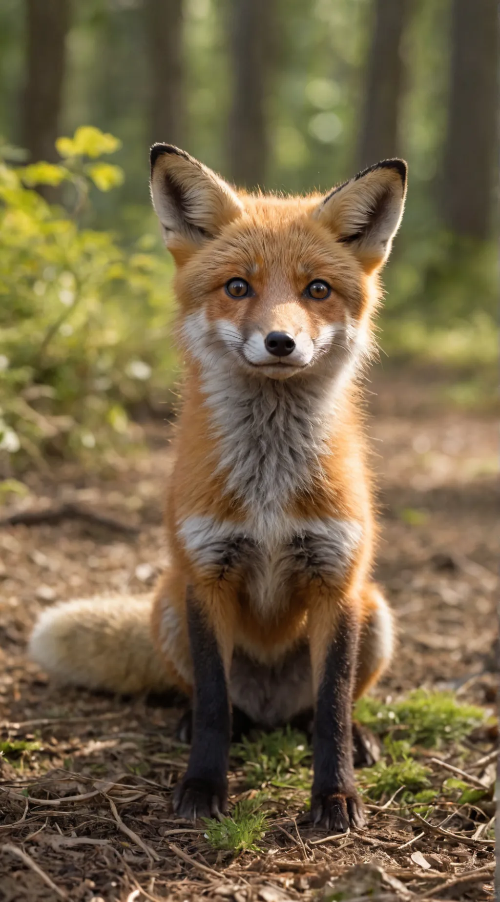 ai character: Fox background