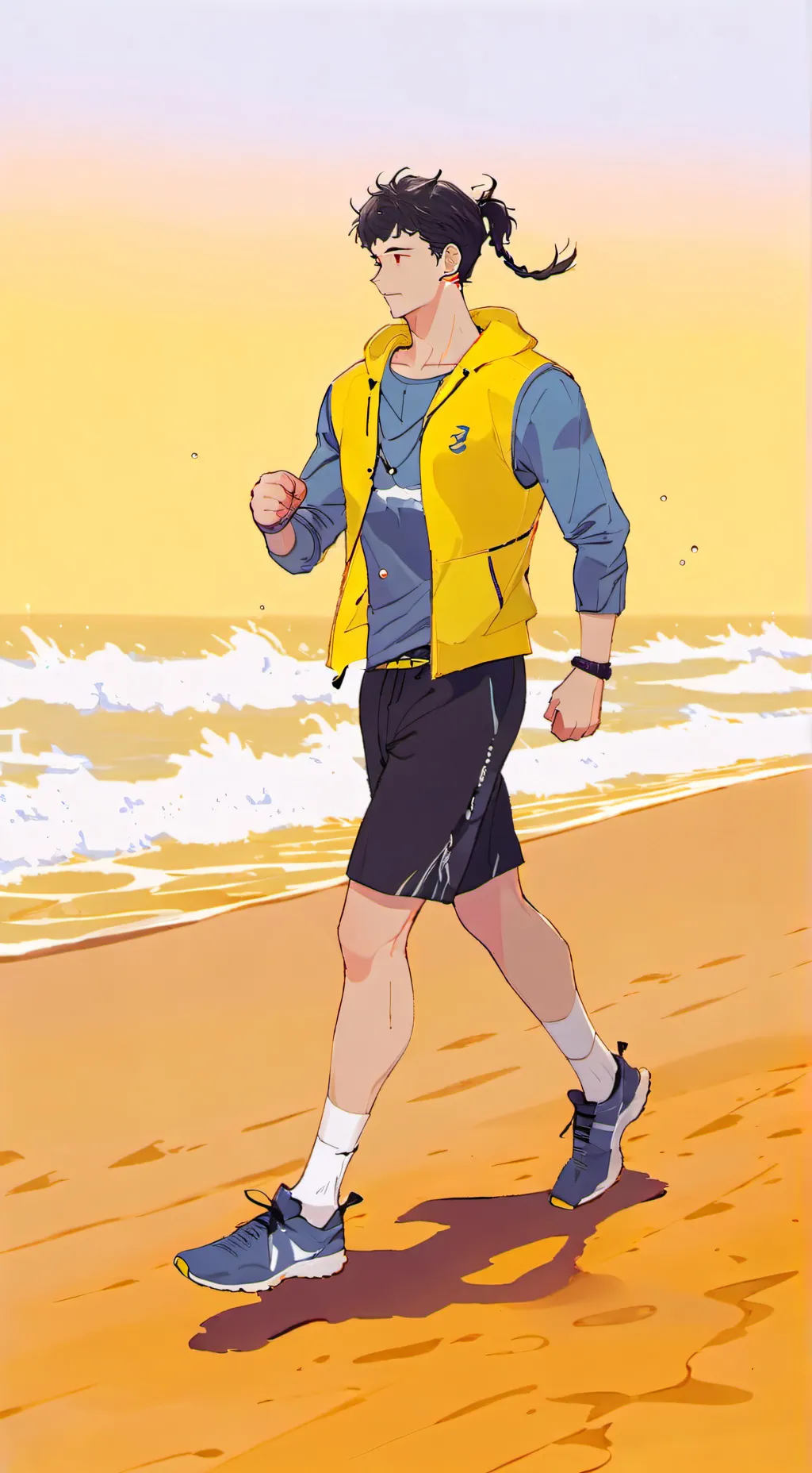 ai character: ~MHA BEACH~ background
