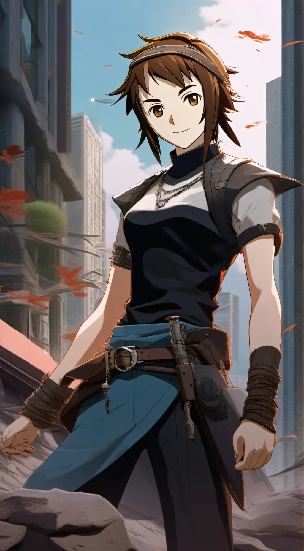 ai character: Takane  background