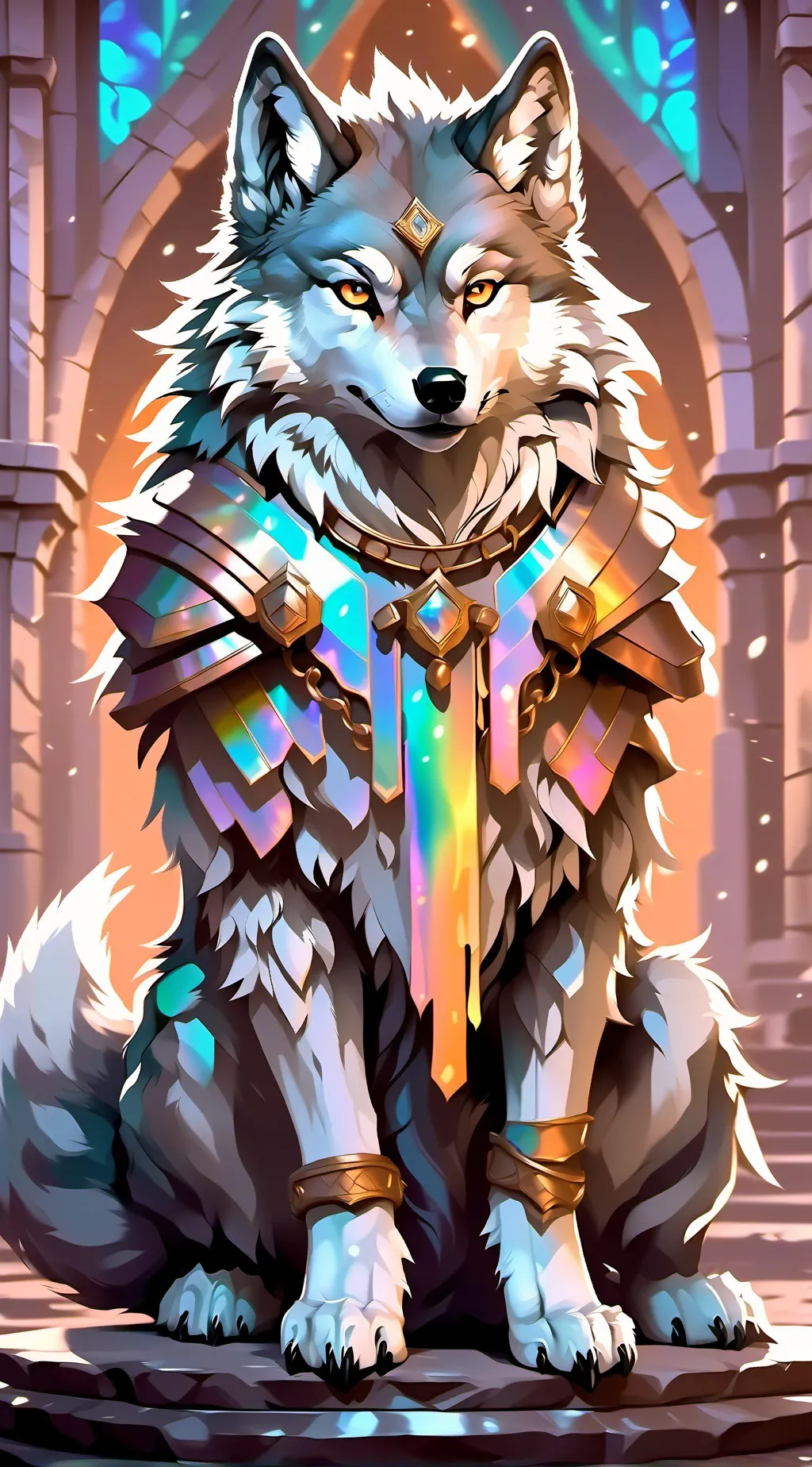 ai character: Lunara background