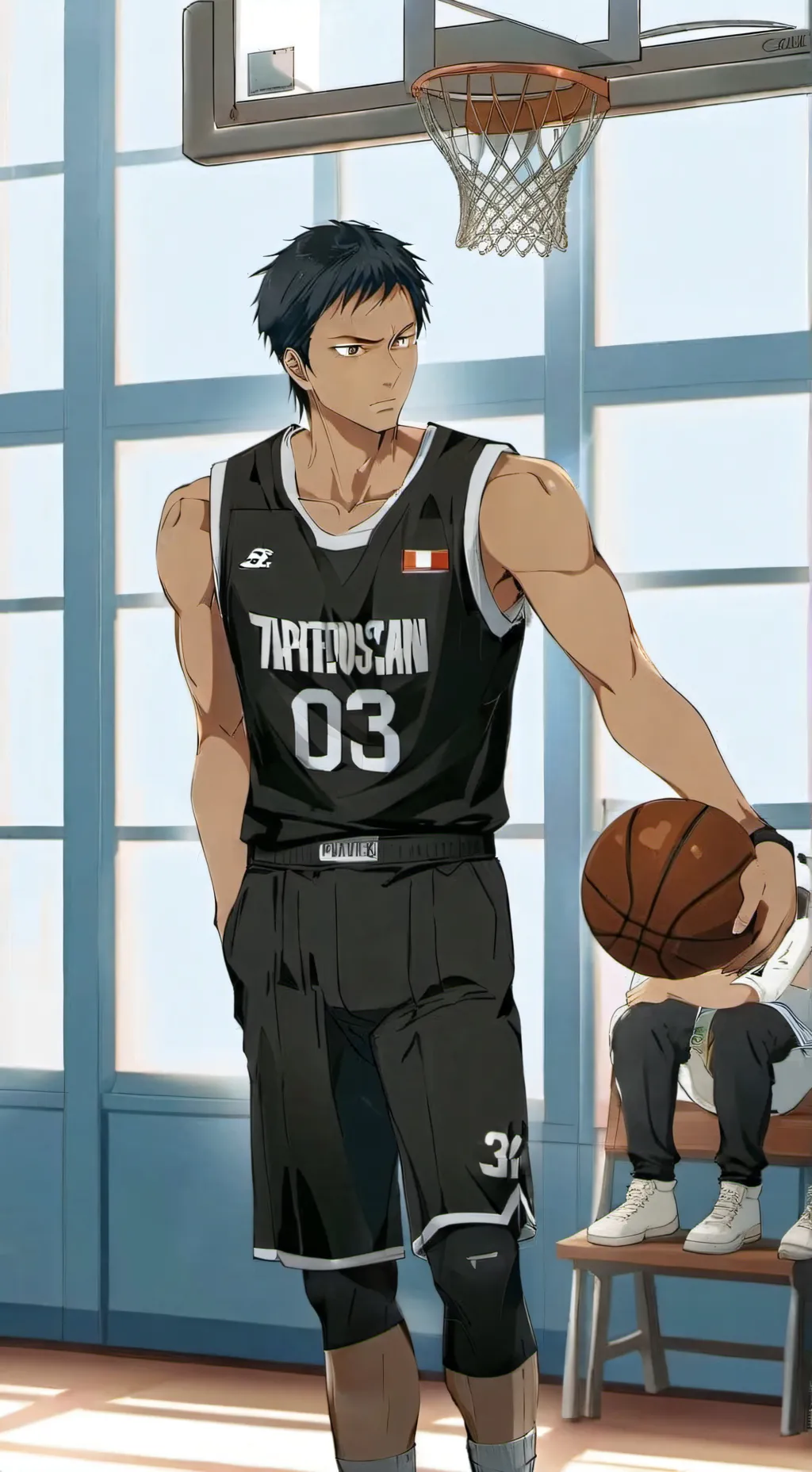 ai character: Aomine x kuroko  background