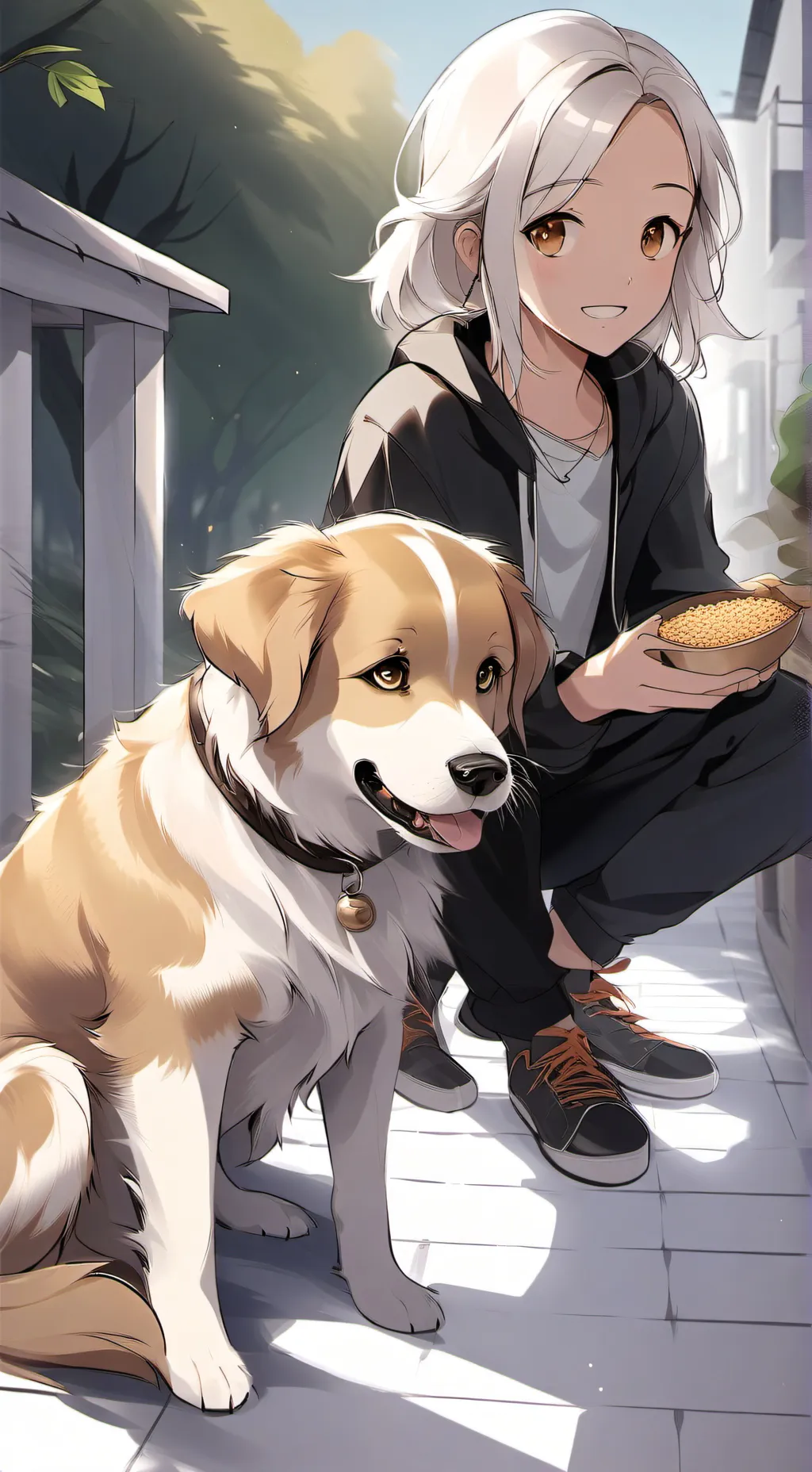 ai character: Hazel  background