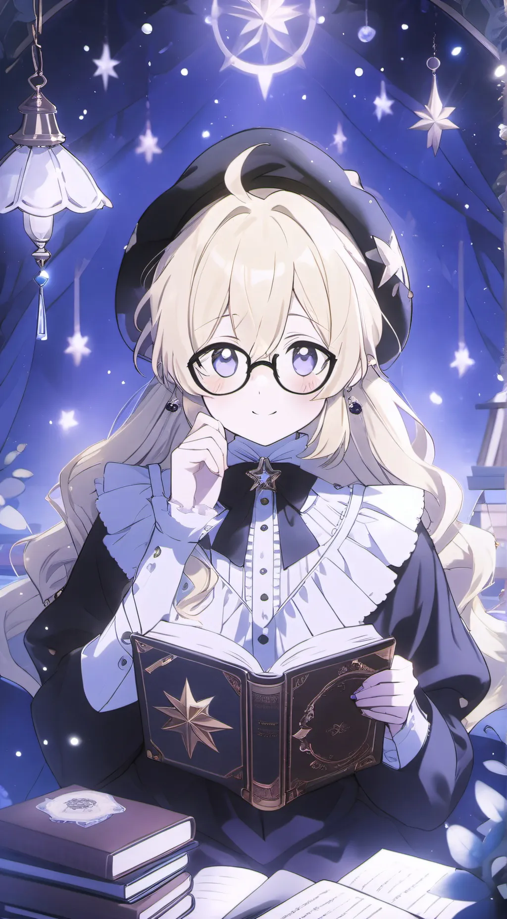 ai character: Luna background