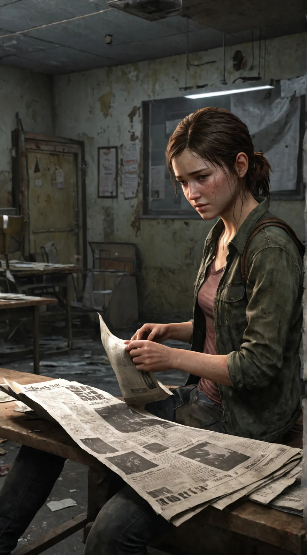 ai character: Talkie Break News2 background