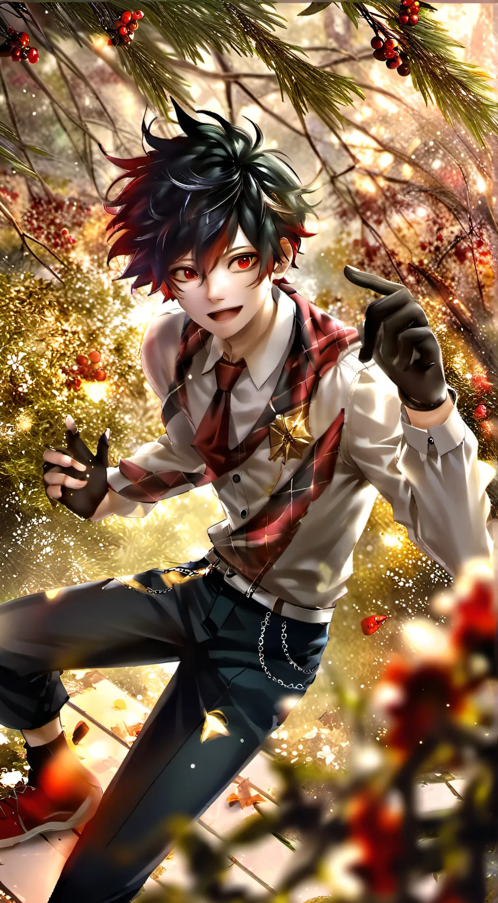 ai character: MHA rougir  background