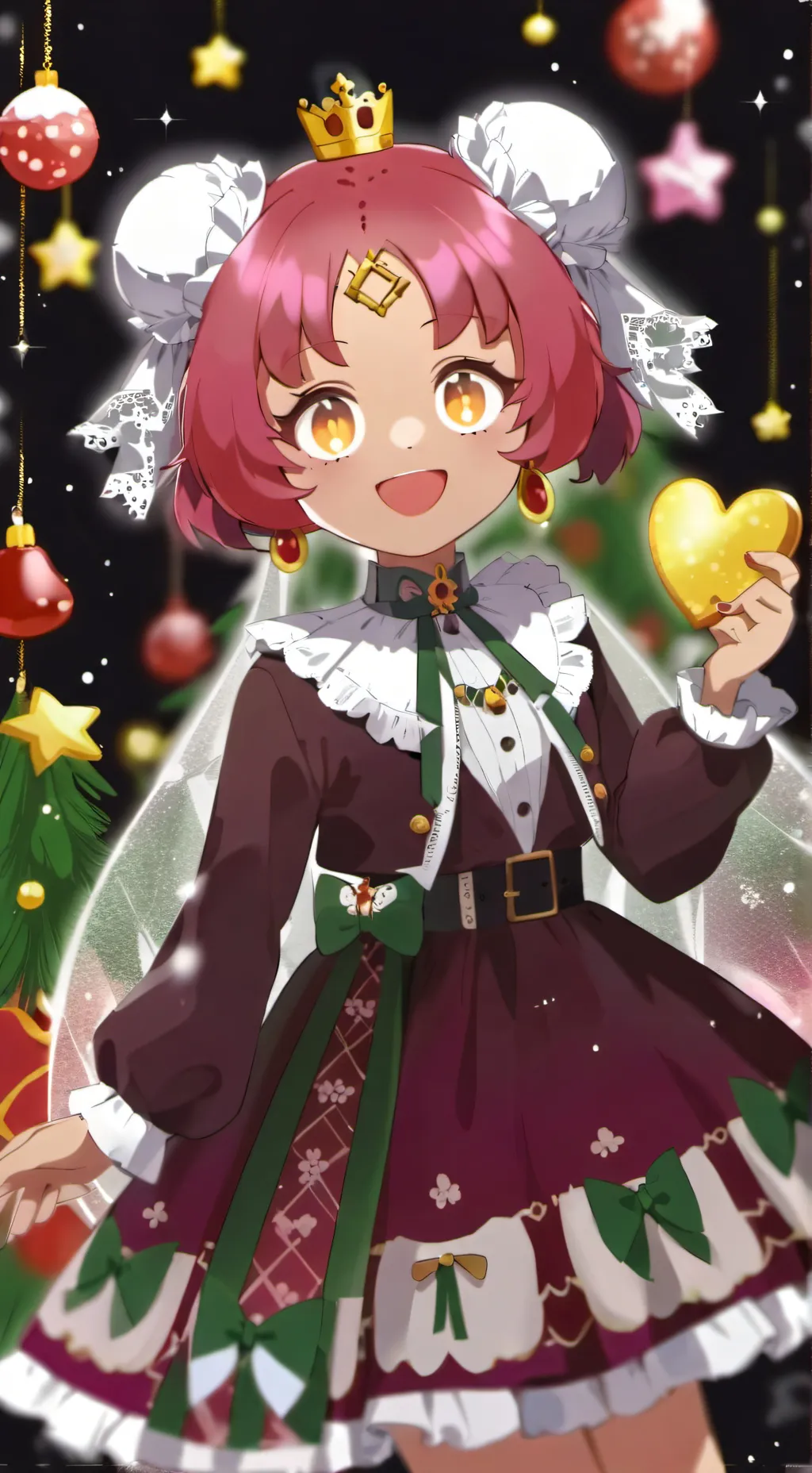 ai character: Young Hollyberry background