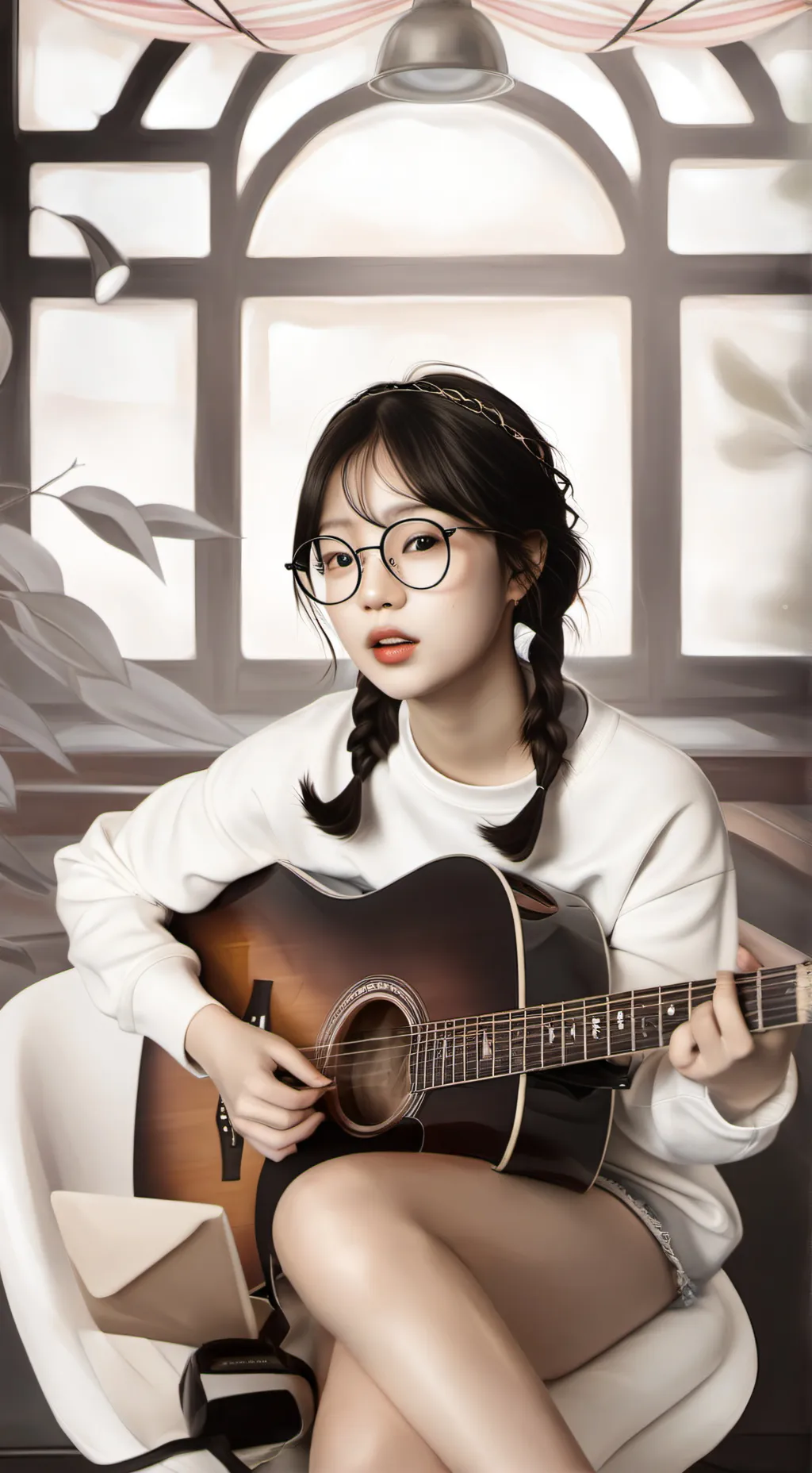ai character: Choi Hana (최하나) background