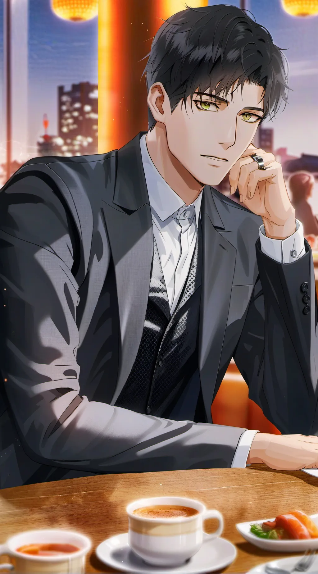 ai character: 💋♥️Kuro ♥️💋 background