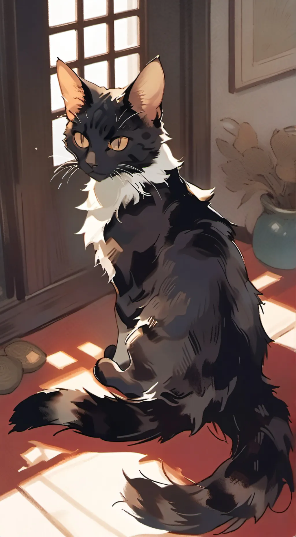 ai character: Gato Tortis Furro background