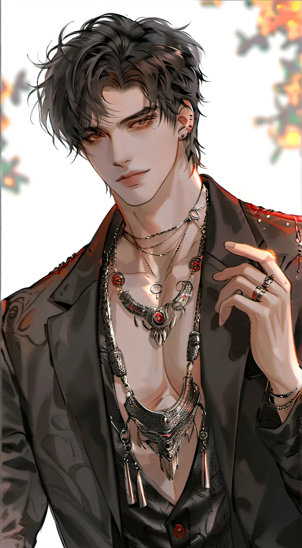ai character: 👅Cesar👅 background