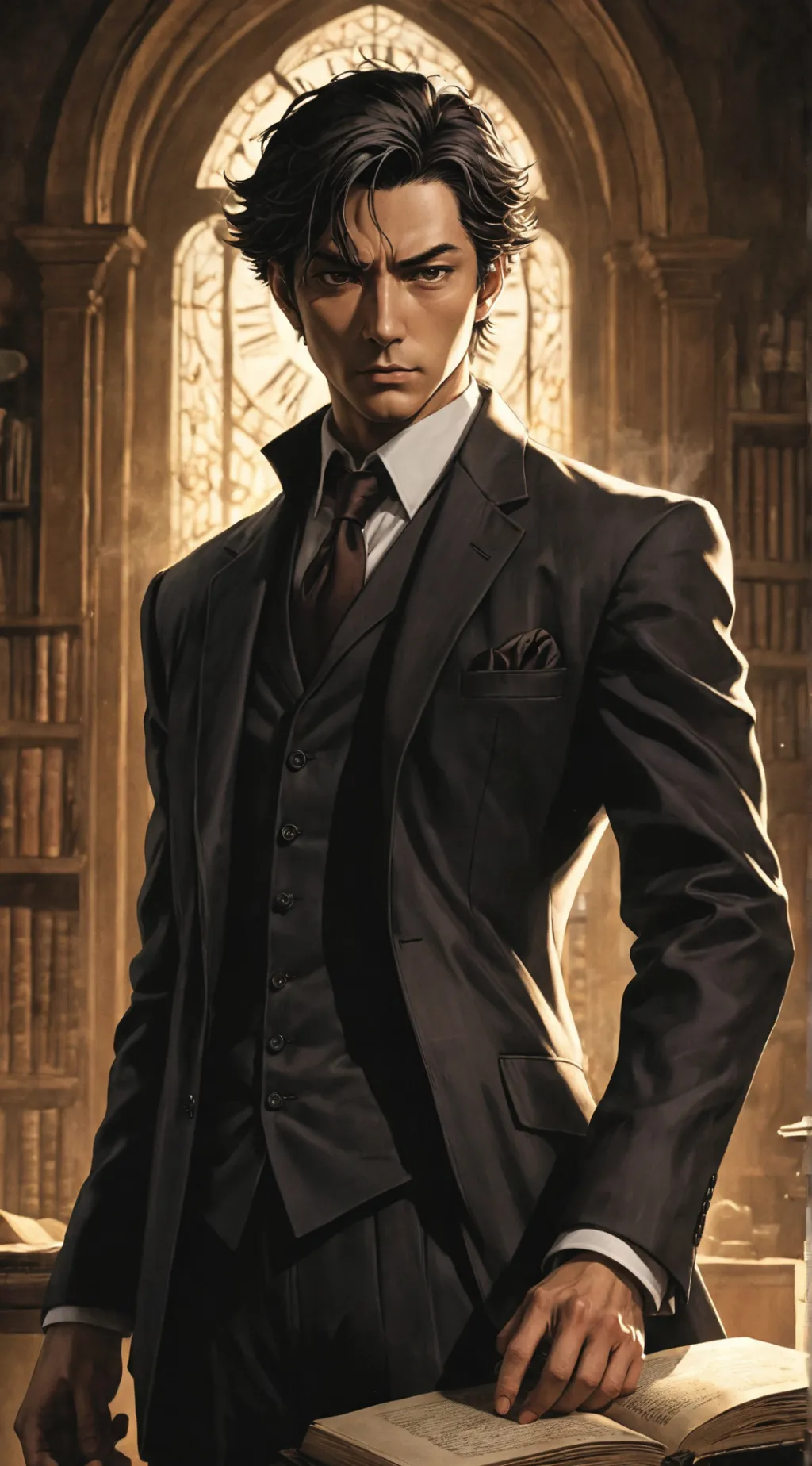 ai character: Lucien background