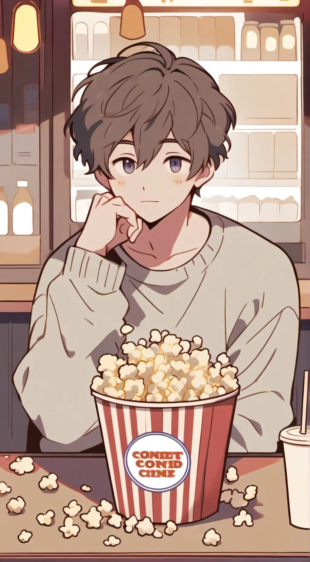 ai character: Nico di Angelo  background