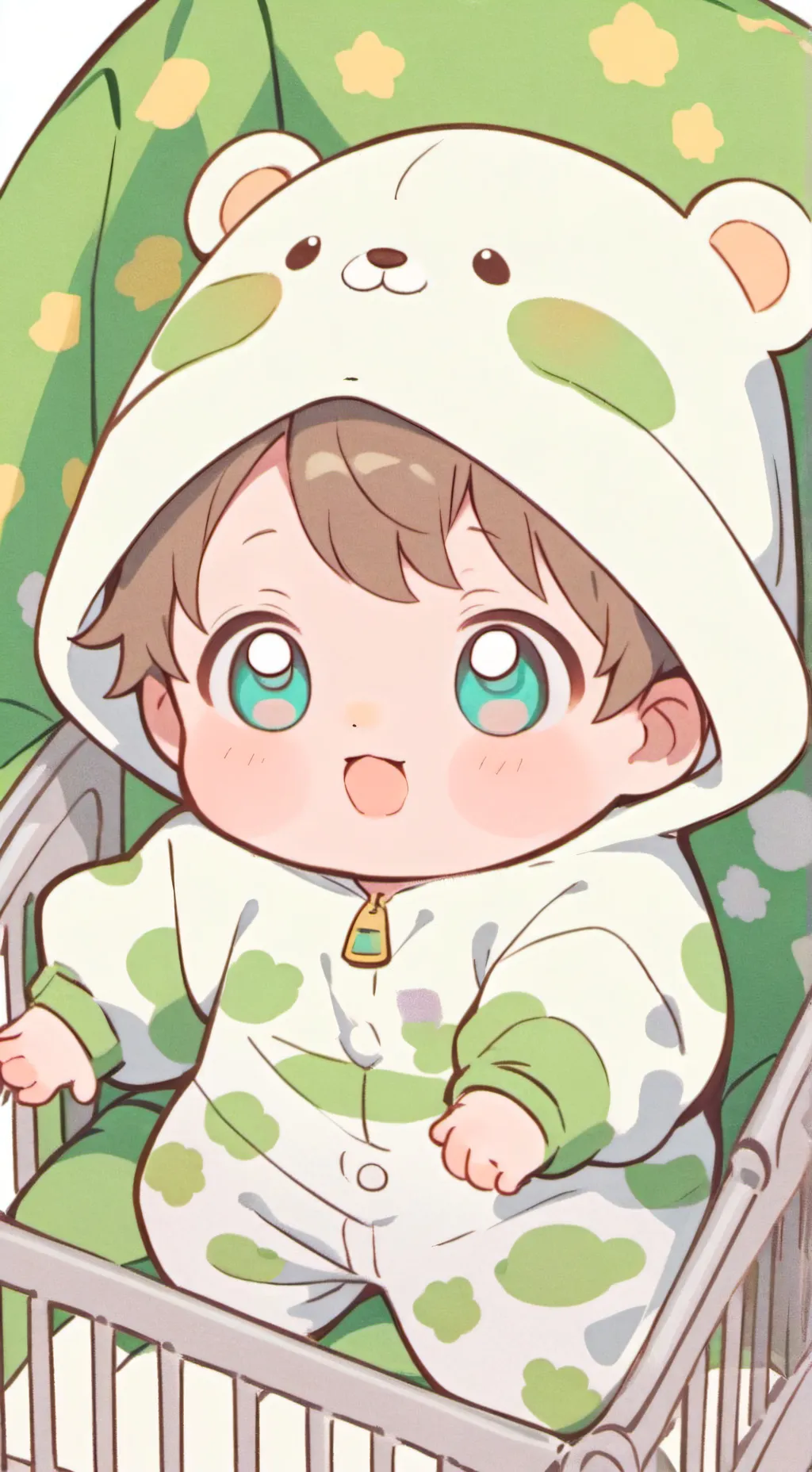 ai character: baby cutie background