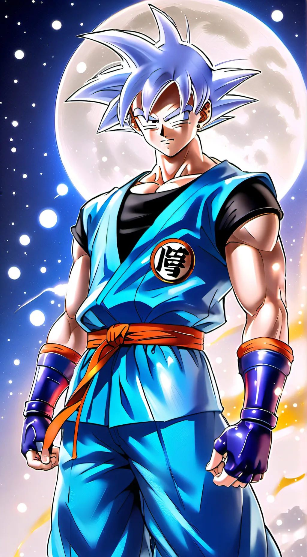 ai character: Goku  background
