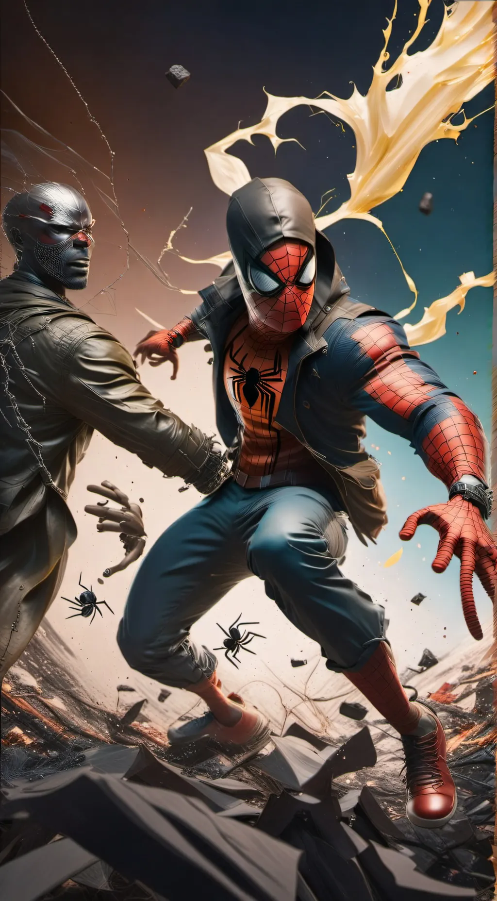 ai character: Avenger?! background