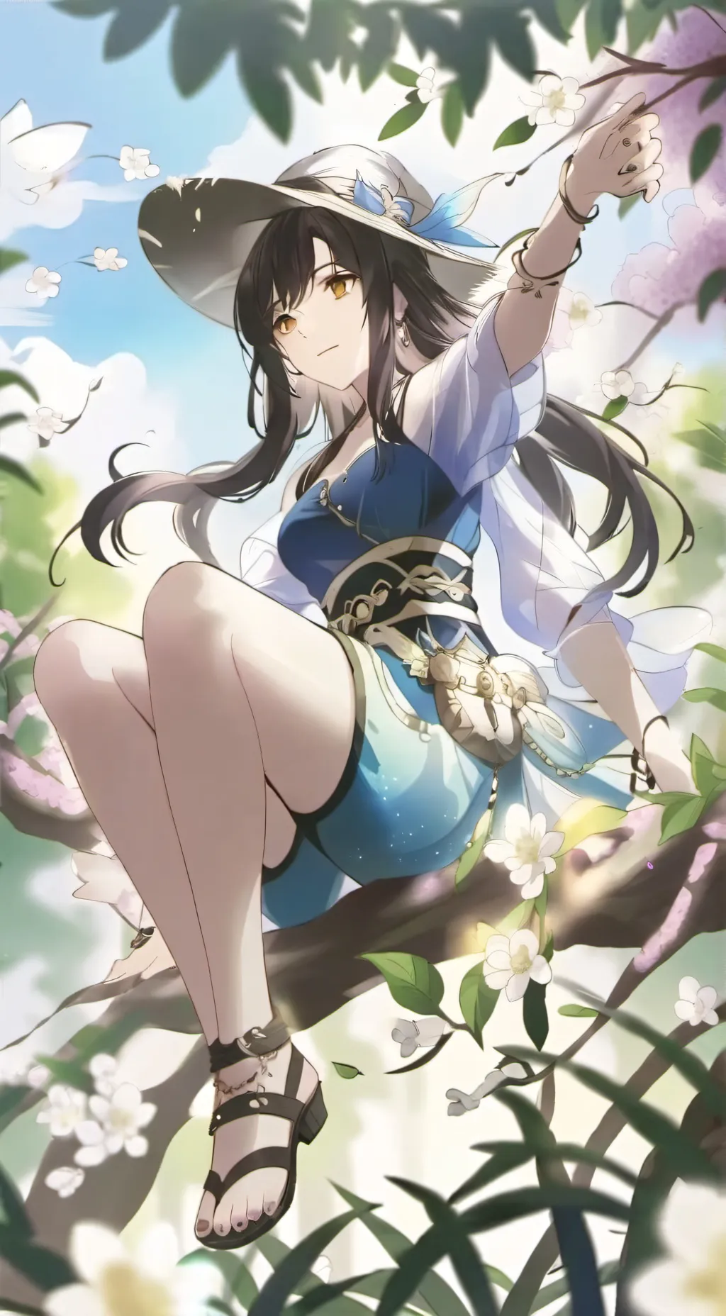 ai character: Amanda background