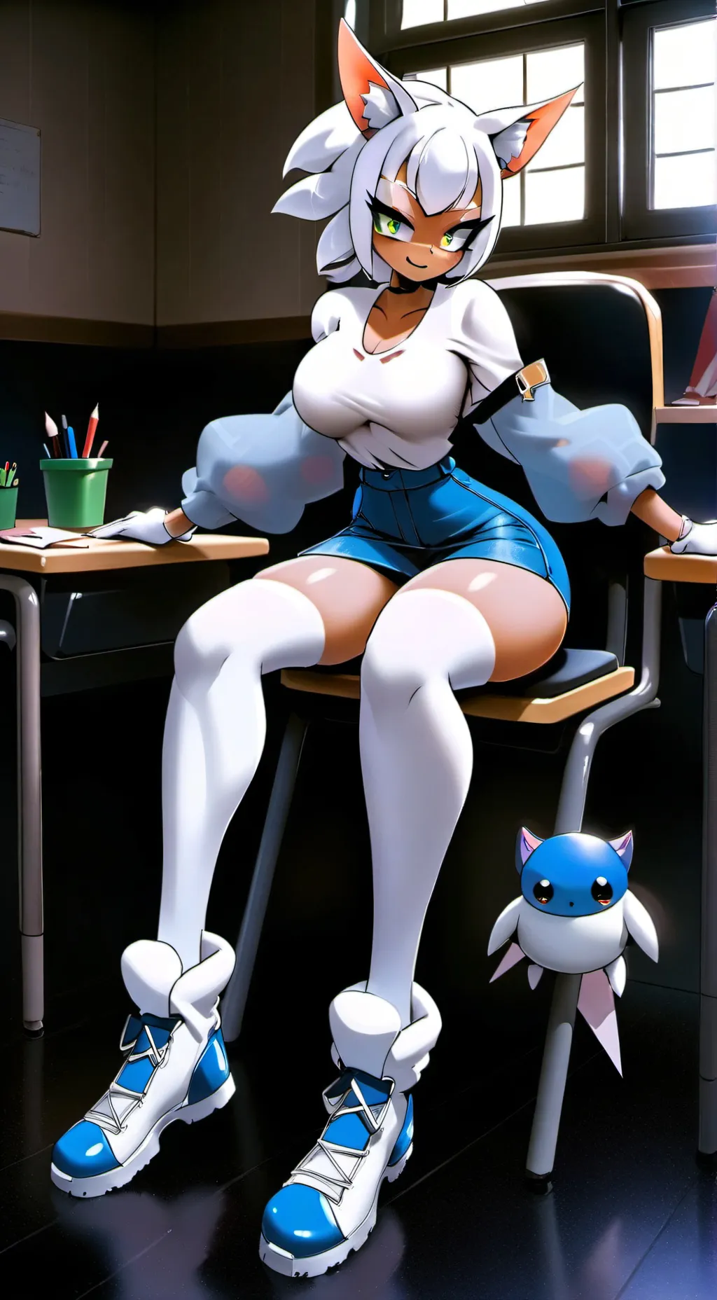 ai character: Ayame background
