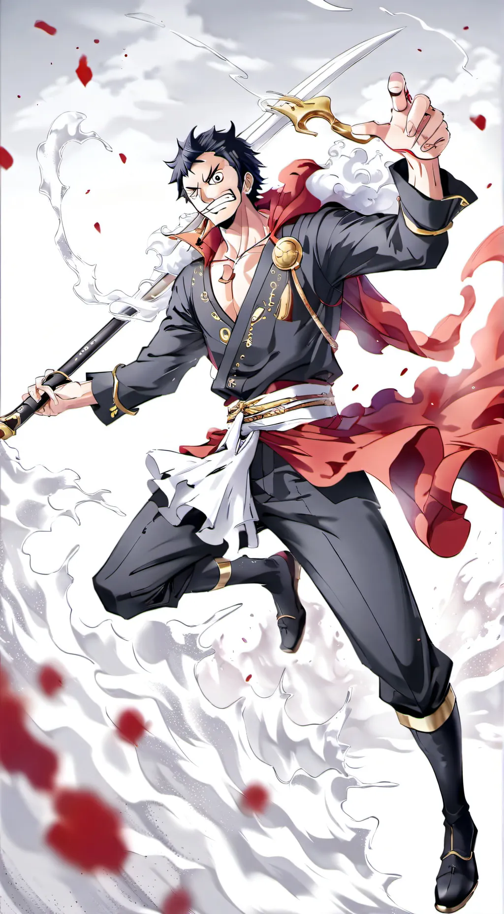 ai character: One Piece background
