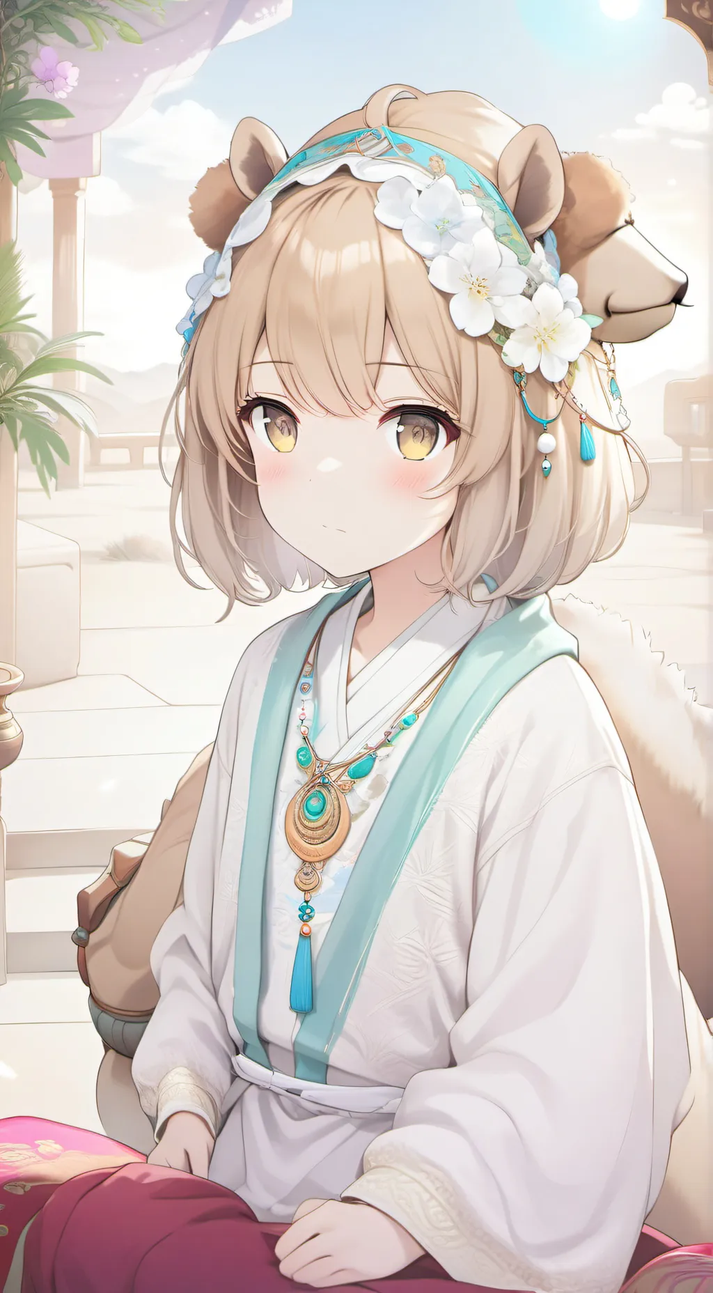 ai character: Desert Camel Spirit background