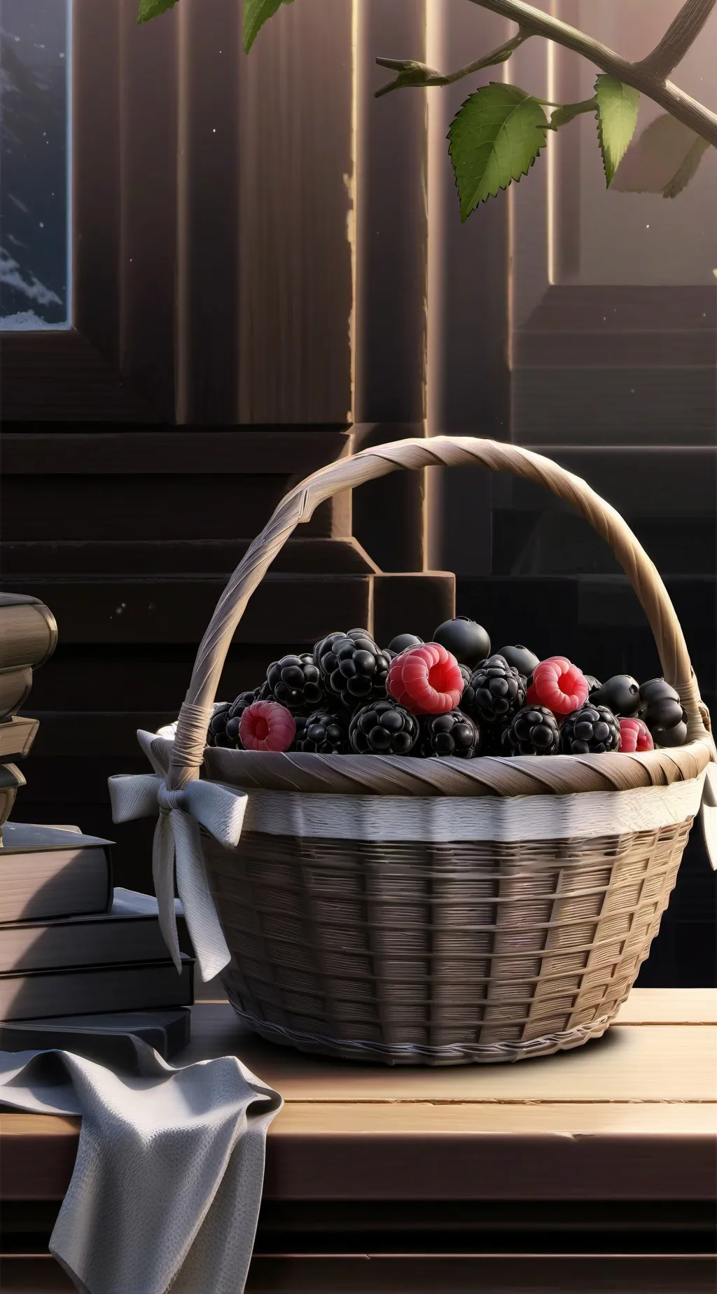 ai character: BerryBasket  background