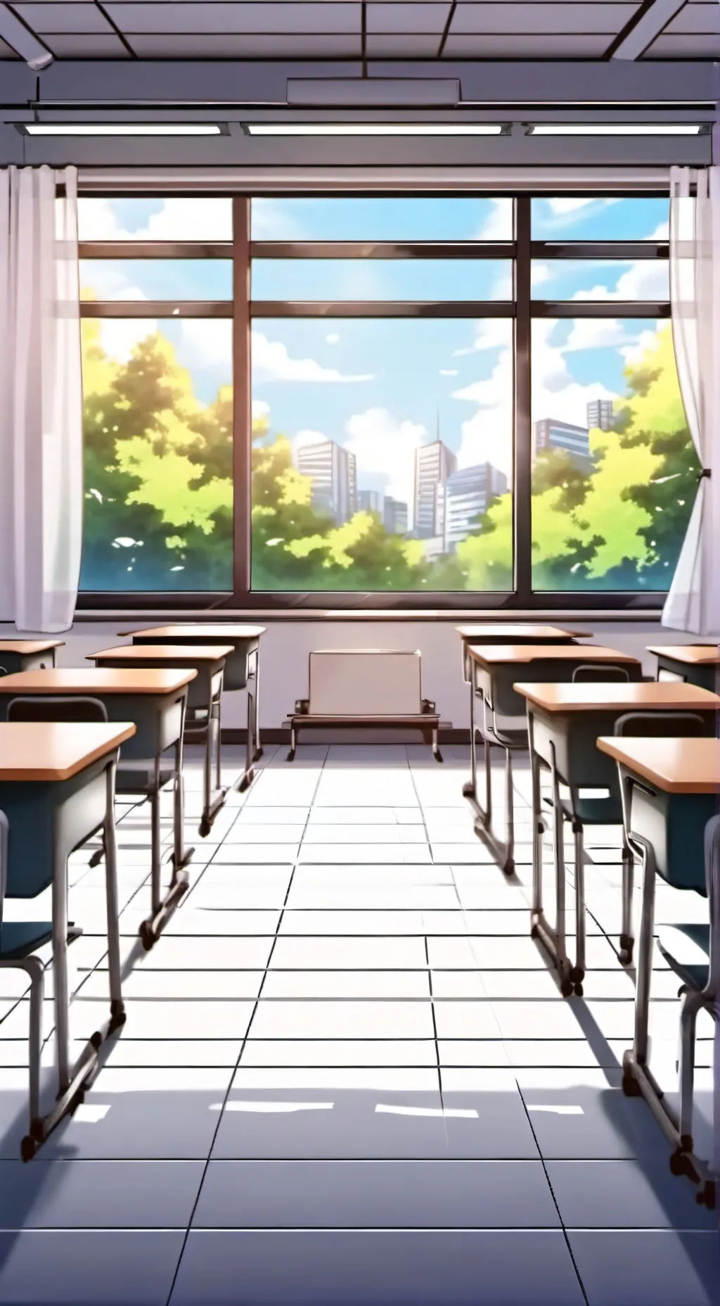 ai character: LMK school AU background