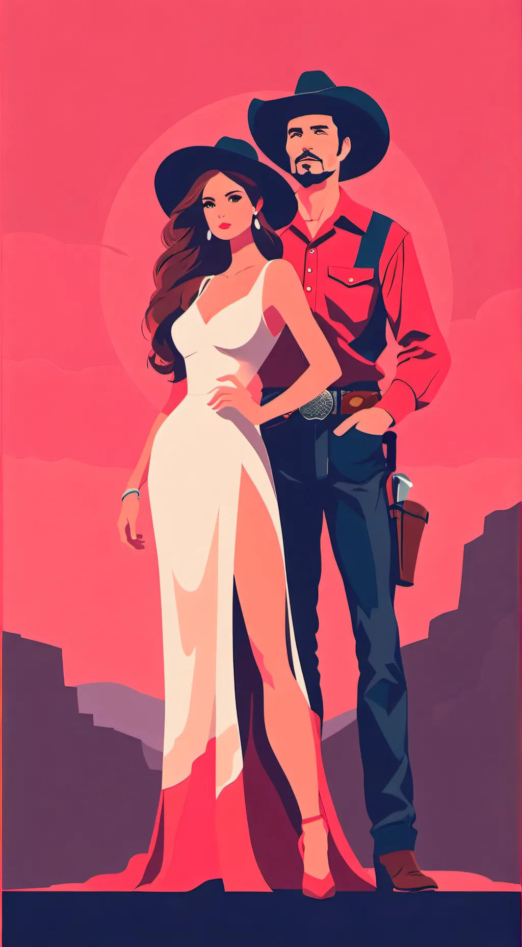 ai character: Charlotte & Ryan background