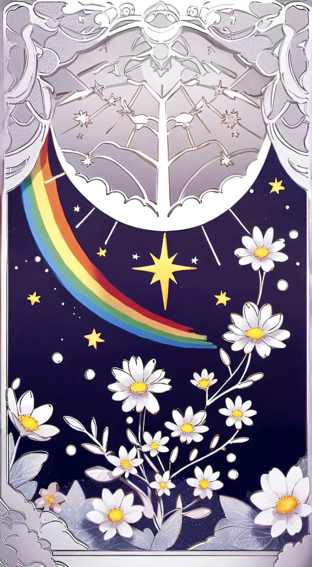 ai character: Moonflower  background
