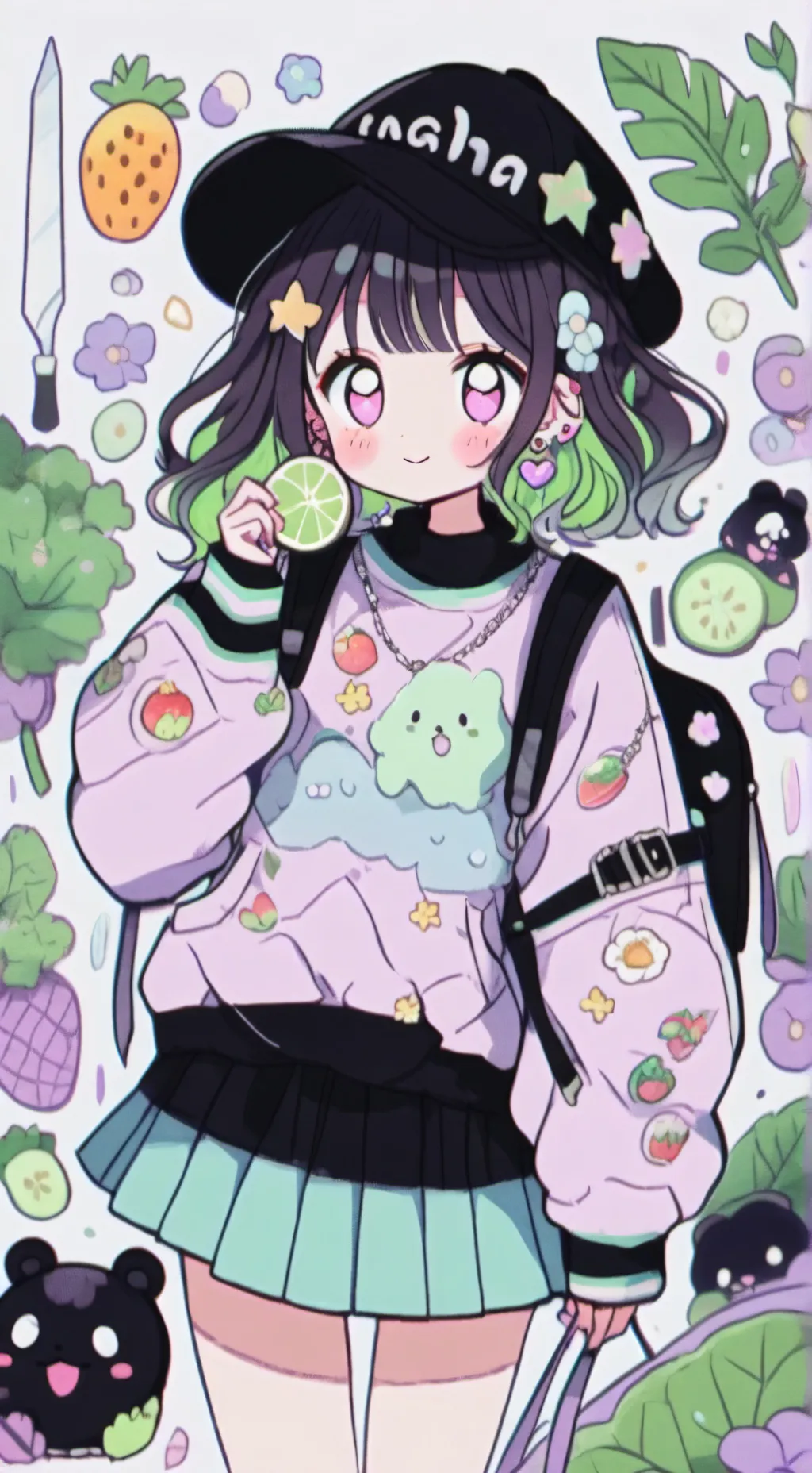 ai character: Gabriel🍡 background