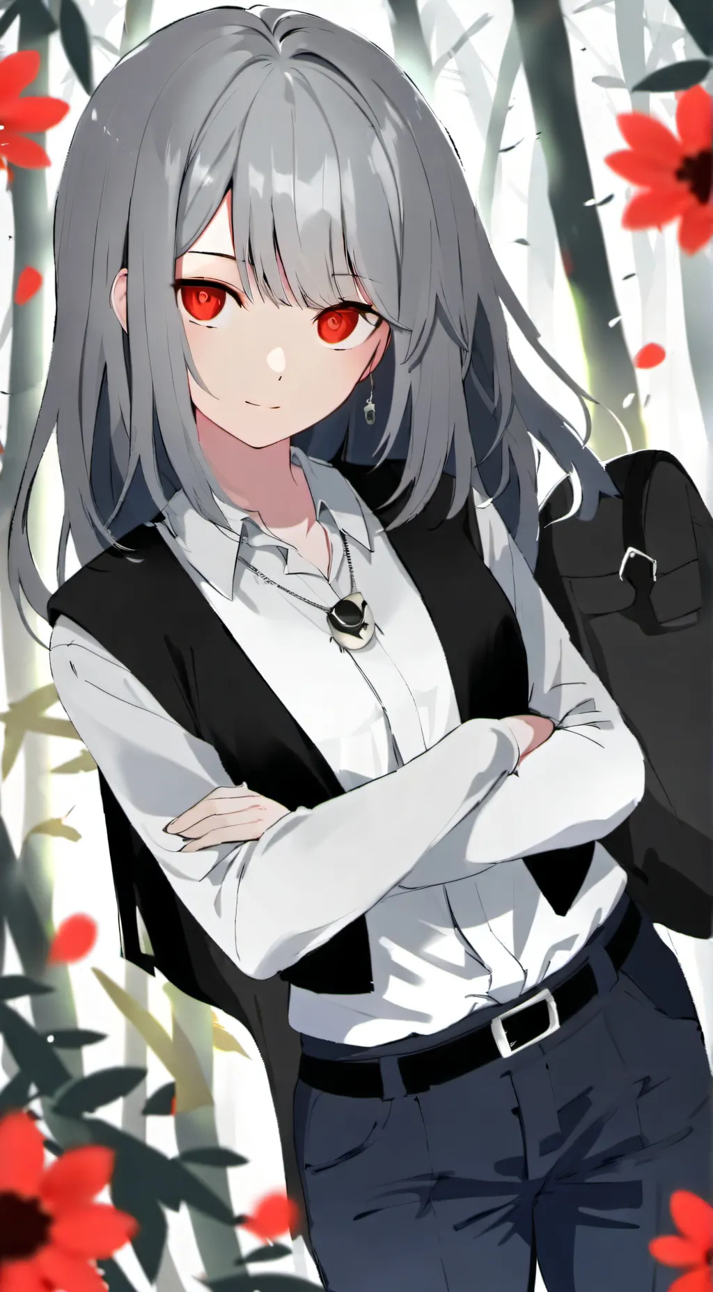 ai character: Лиса background
