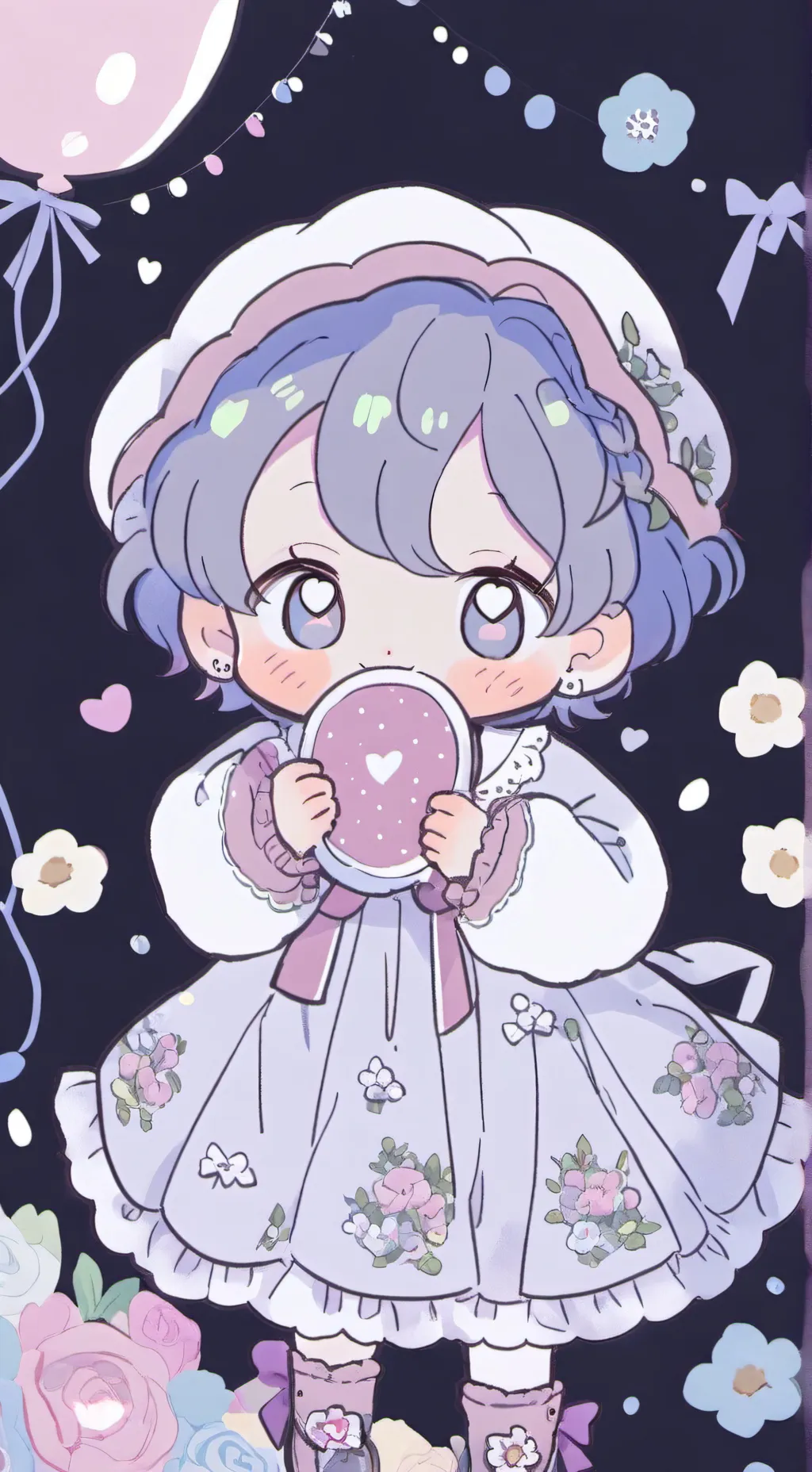 ai character: Baby Leah background