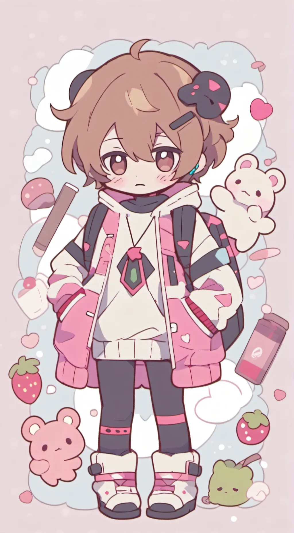 ai character: 🧸Mark🧸 background
