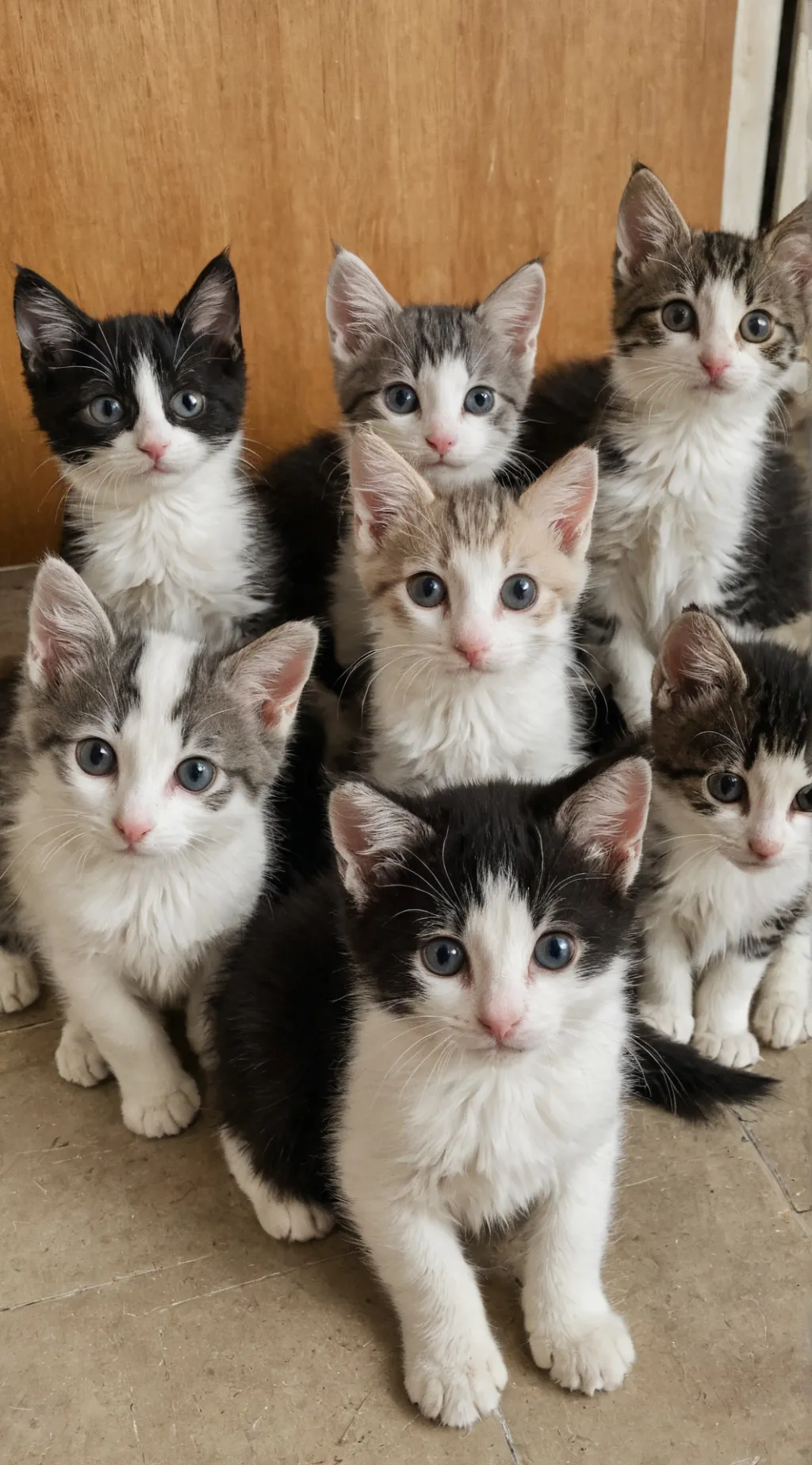 ai character: kittens background