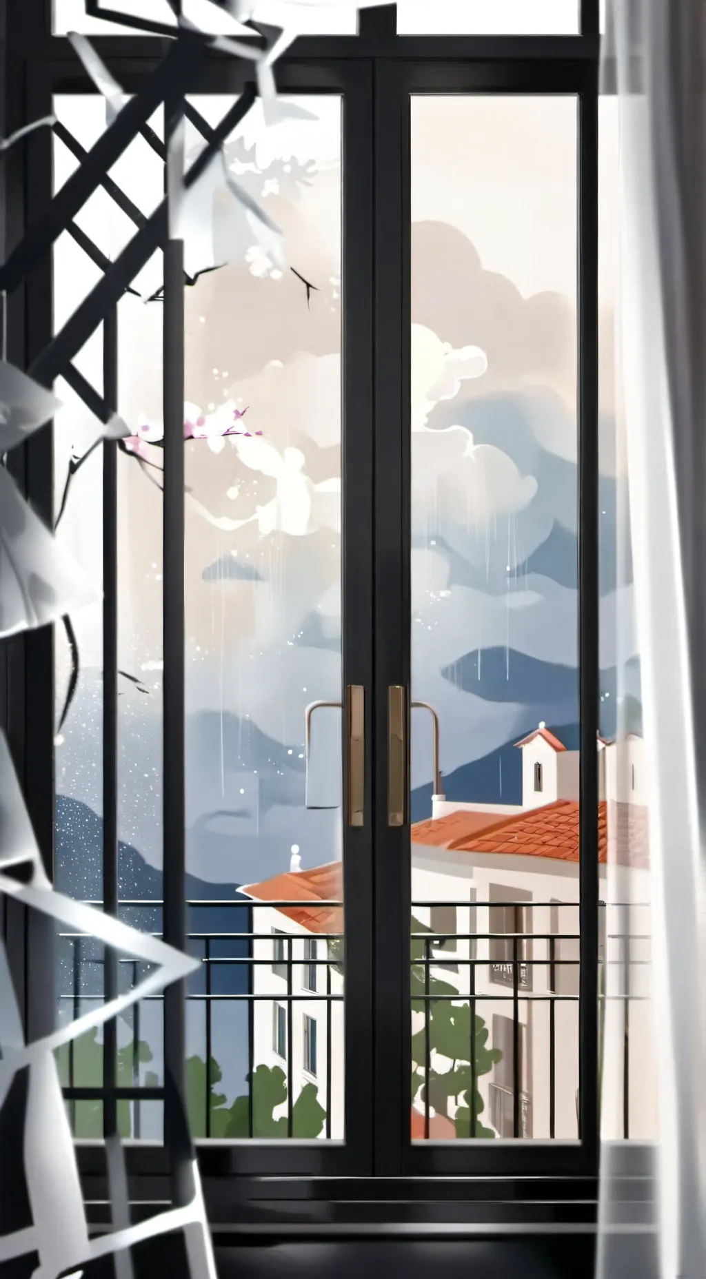 ai character: MHA Storm background