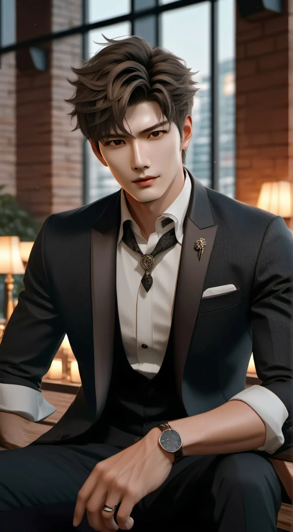 ai character: maximo volkov  background