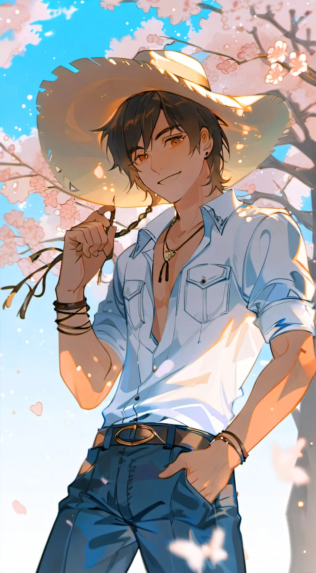 ai character: Austin background