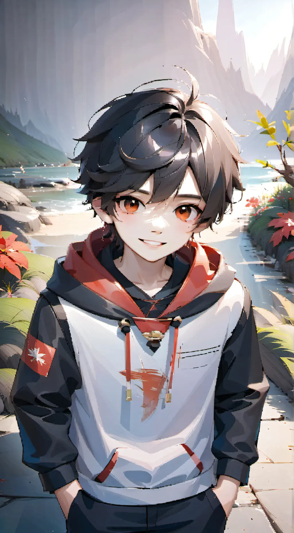 ai character: Gabe  background