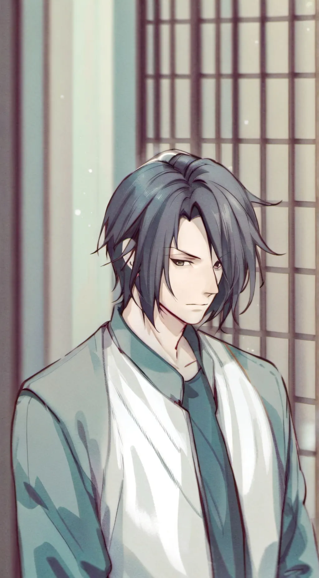 ai character: sasuke background