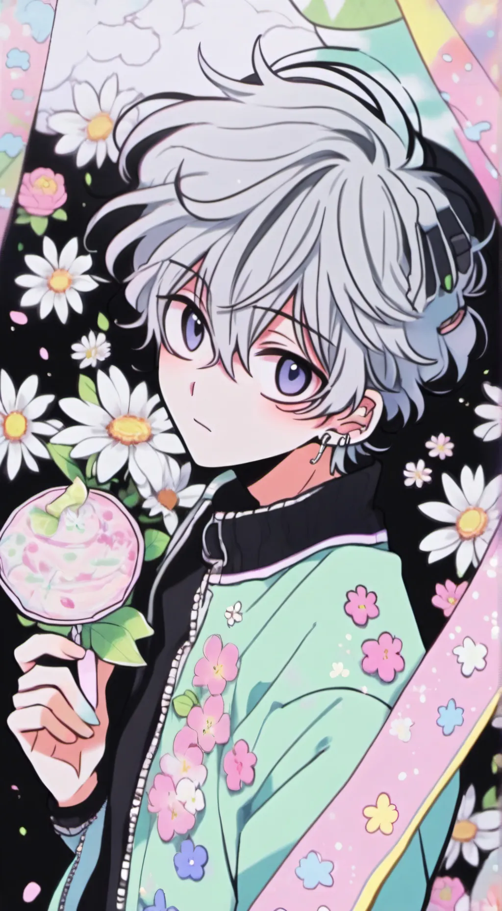 ai character: NAGI  background