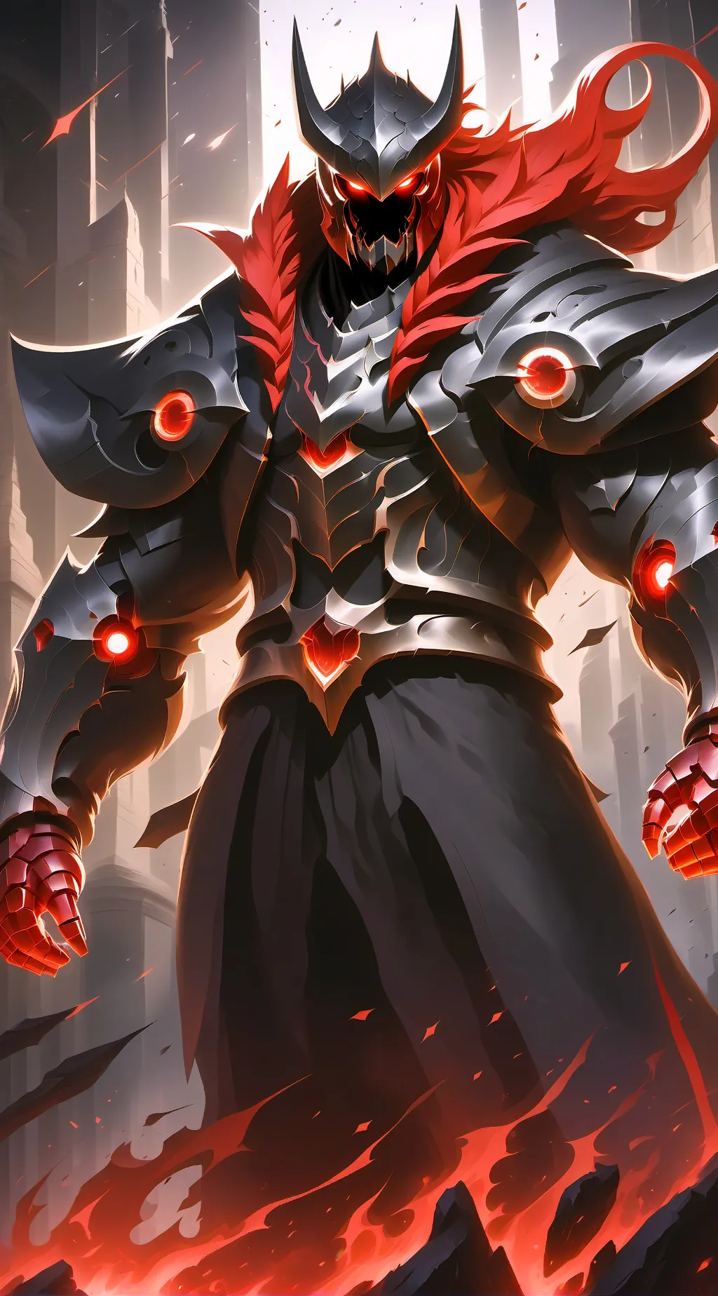 ai character: Aaru horror background