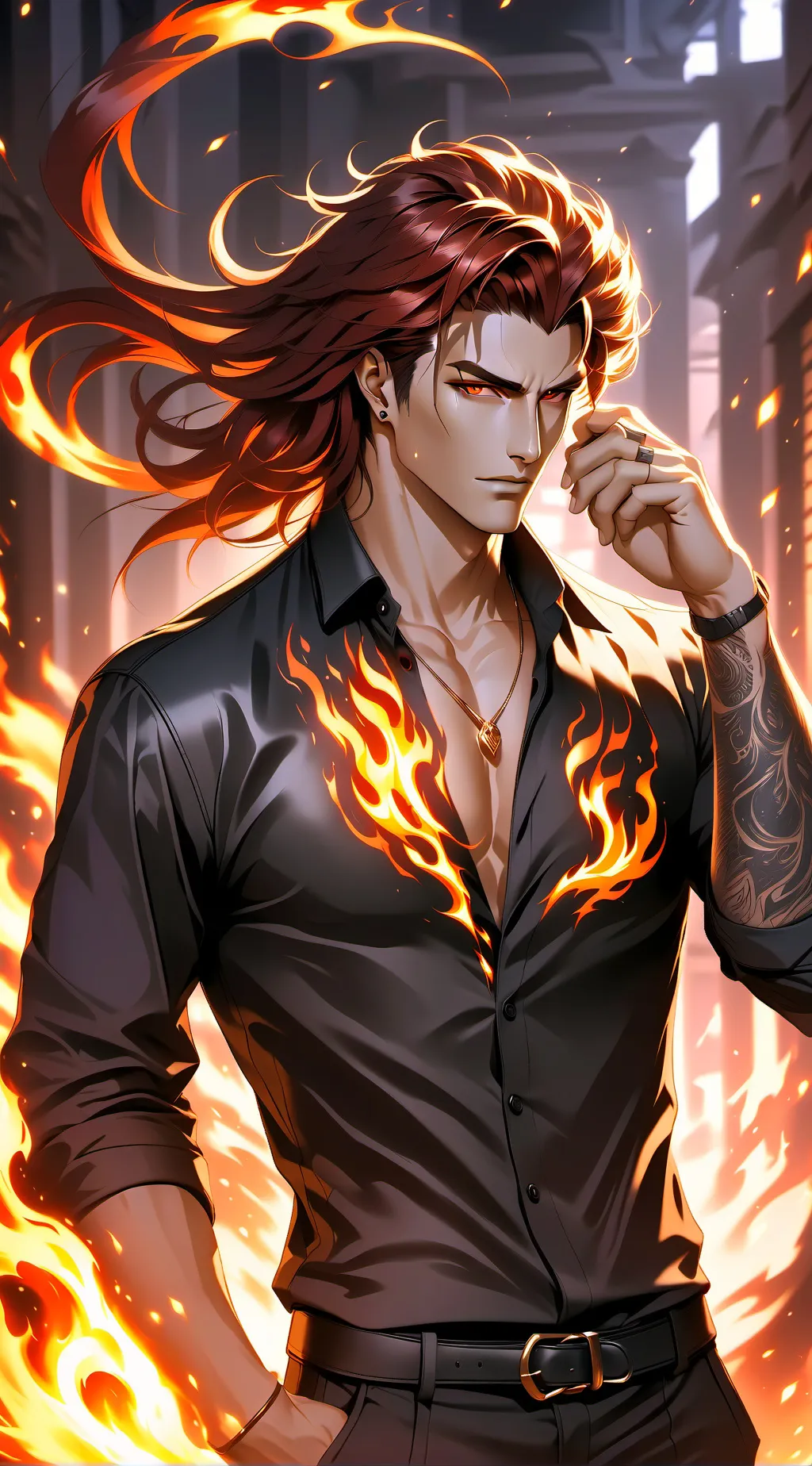 ai character: Tae background