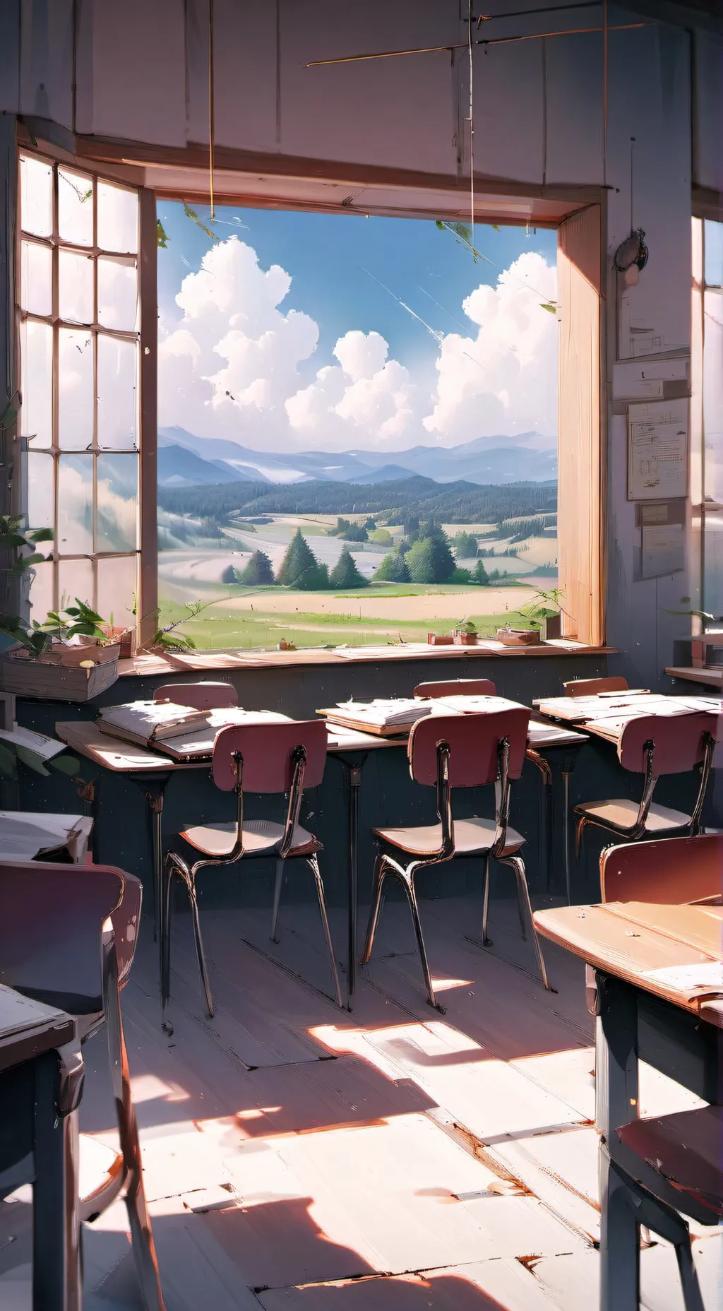 ai character: High-school  background