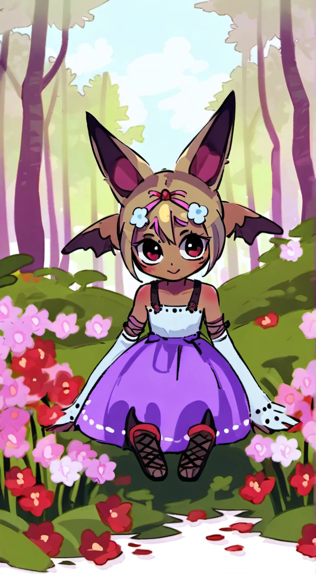 ai character: Bassie °again background