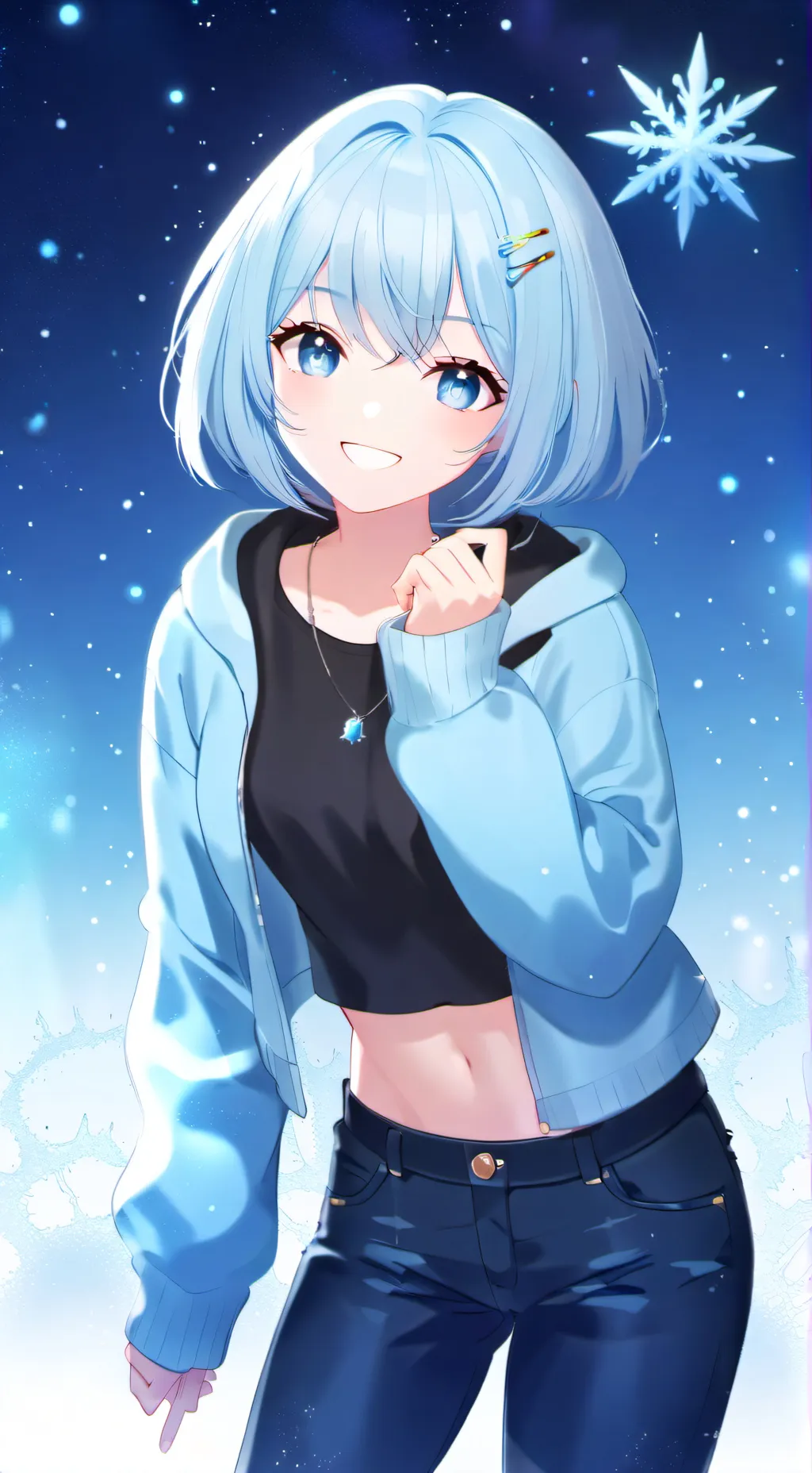 ai character: Lumi Starheart background