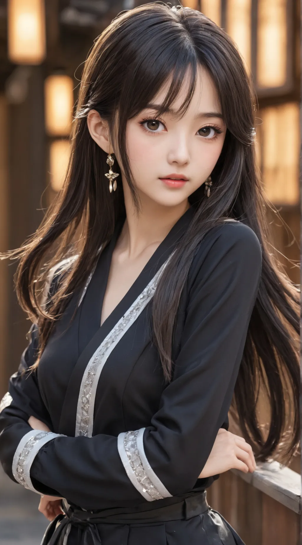 ai character: Karma lady background