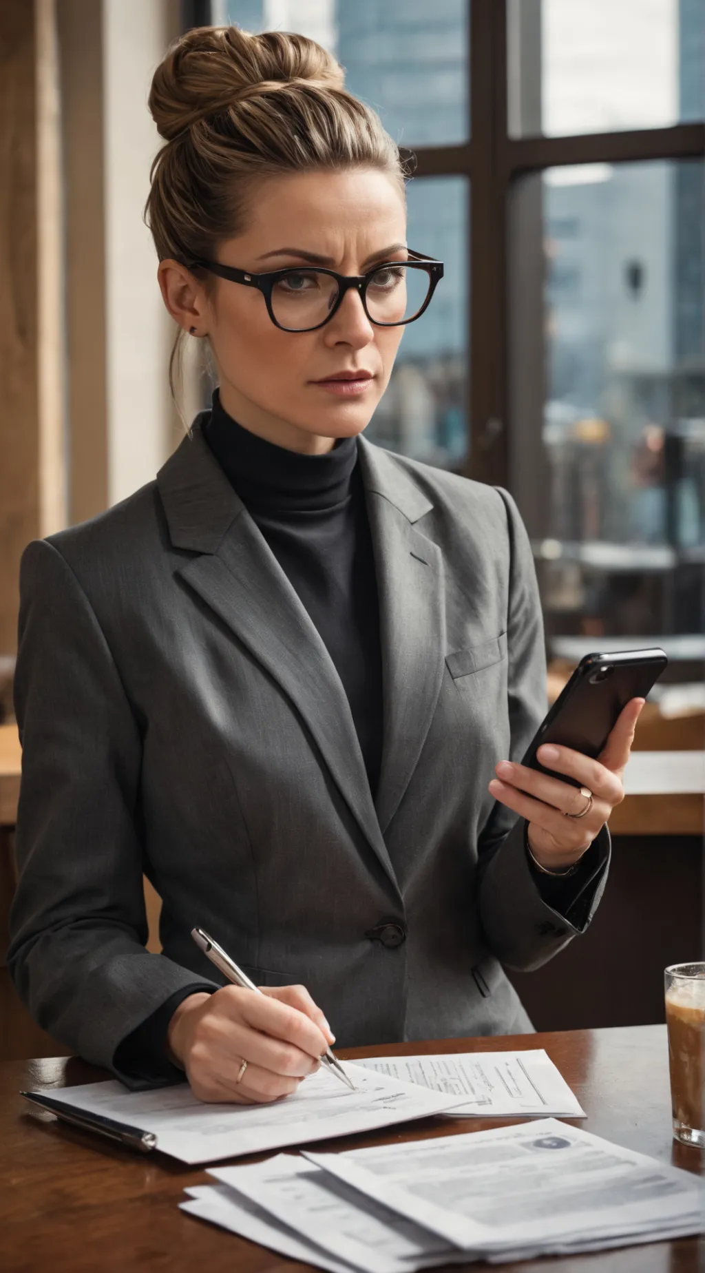 ai character: The Relentless Remote Work Warrior background