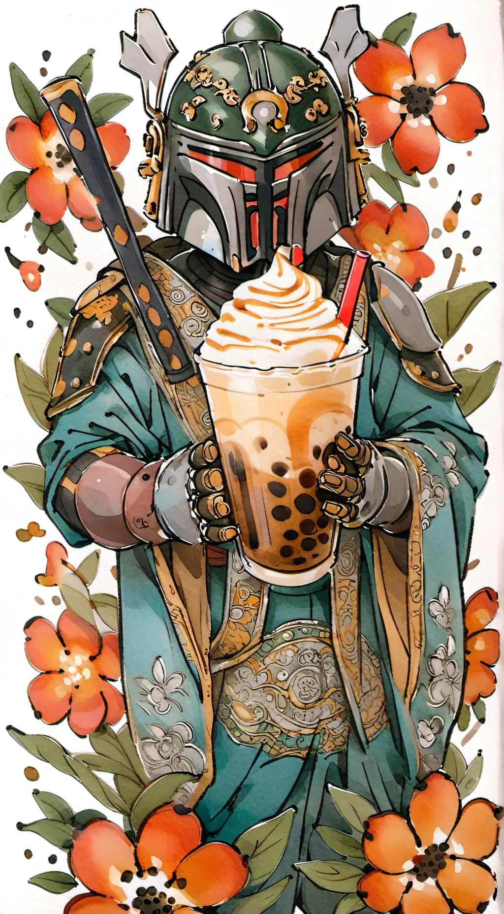 ai character: Boba background